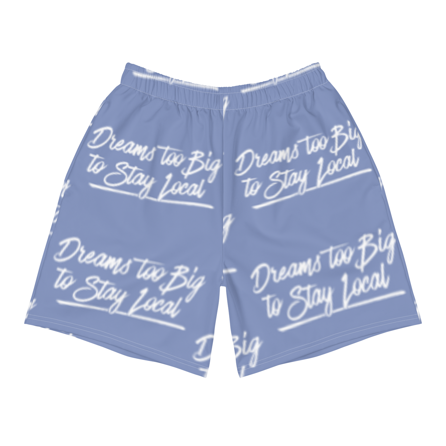 Blue & White Dreams Athletic Shorts